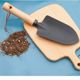 Japanese-style black shovel three-piece set of gardening tools, plowing soil, planting, sea shovel, rake, flower planting, home gardening shovel supplies