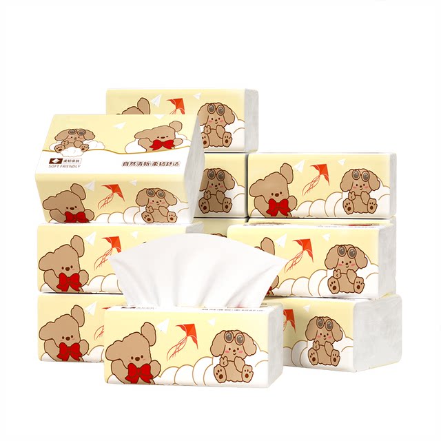 24 packs of large packs of paper towels for household use, full box of affordable maternal and child toilet paper napkins, facial tissues, toilet paper, hand towels