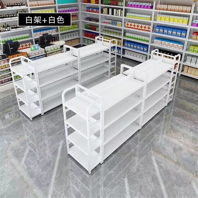 Zhongdao cabinet supermarket double-sided display cabinet convenience store shelf food and cosmetics display table mother and baby flow display cabinet