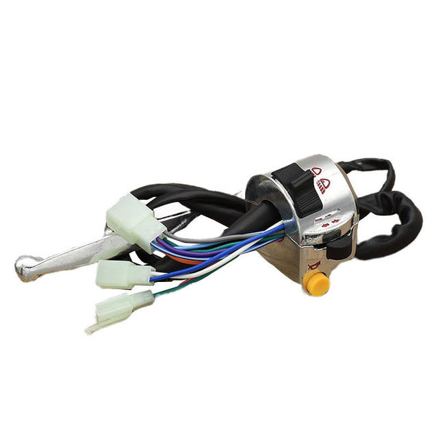 Motorcycle Jialing JH70 turtle left and right handlebar seat headlight horn switch button brake clutch small handle