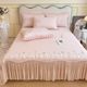 
Category A maternal and infant grade ice bean mat three-piece bed cover bed skirt summer ice silk mat air-conditioned soft mat cooling powder