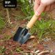 Potted small shovel planting flowers and gardening tools Planting succulent tools Set mini three -piece home with iron shovel
