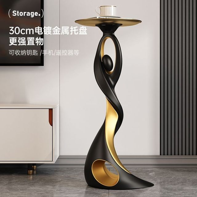 Creative art large floor-standing ornaments light luxury living room TV cabinet G sofa next to the entrance hall high-end home decoration