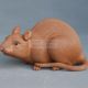
Zodiac Rat White Rat Zodiac Ceramic Ornaments Garden Gardening Decorations Animal Art Gifts Modern Home Crafts