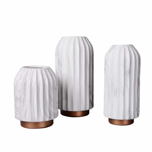 Green plants, small diameter vase, decal, stone pattern, ceramic flower pot, gardening, ceramic crafts, home decoration ornaments porcelain
