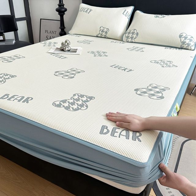 
2025 new c style Bingdoudou mat, category A maternal and infant grade summer super cool bed sheet, air-conditioned soft mat three-piece set