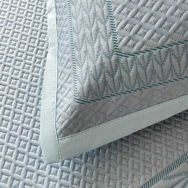 
Category A maternal and infant level light luxury ice bean ice silk mat summer household three-piece set machine washable air-conditioned soft mat