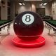 
Black Eight Billiards Hall Floor-standing H Sculpture Oversized Ornament No. 89 Billiards Club Opening Decoration Beautiful Display
