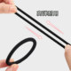 Highly elastic and durable rubber band headband for women 2025 new high ponytail hair rope does not hurt thin hair hair band leather case