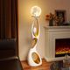 
Chuchen floor lamp light luxury living room n atmospheric TV cabinet next to ornaments high-end modern art bedroom home decoration