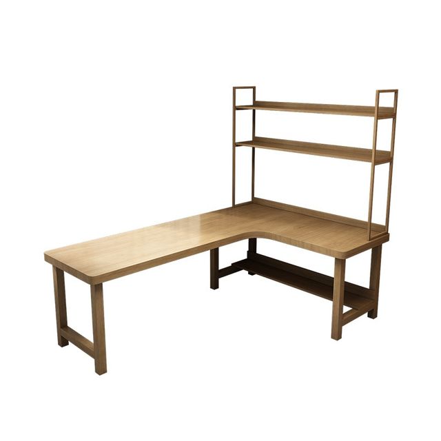 
Solid wood corner computer desk home L-shaped corner desk wall-mounted desk bedroom student writing desk