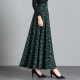 2025 Spring and Autumn New Half-length Skirt Print High Waist Slim Large Size Large Size Dangling Versatile A-line Skirt Women's Skirt