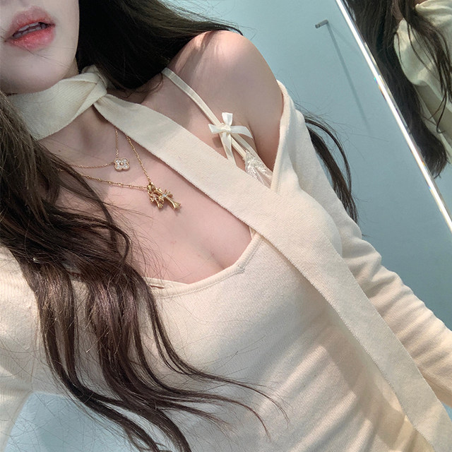 Your lazy llan sexy lace mesh bow decorative ringless lingerie strap