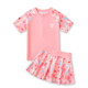 Girls swimsuit 2025 new little girl split skirt style conservative swimming sun protection summer swim equipment full set