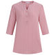 Pure cotton shirt women's 2025 spring and autumn new fashionable seven-quarter sleeve top large size mid-length V-neck shirt