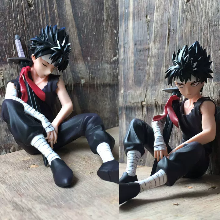 日版散货幽游白书飞影邪眼黑龙波模型摆件换脸