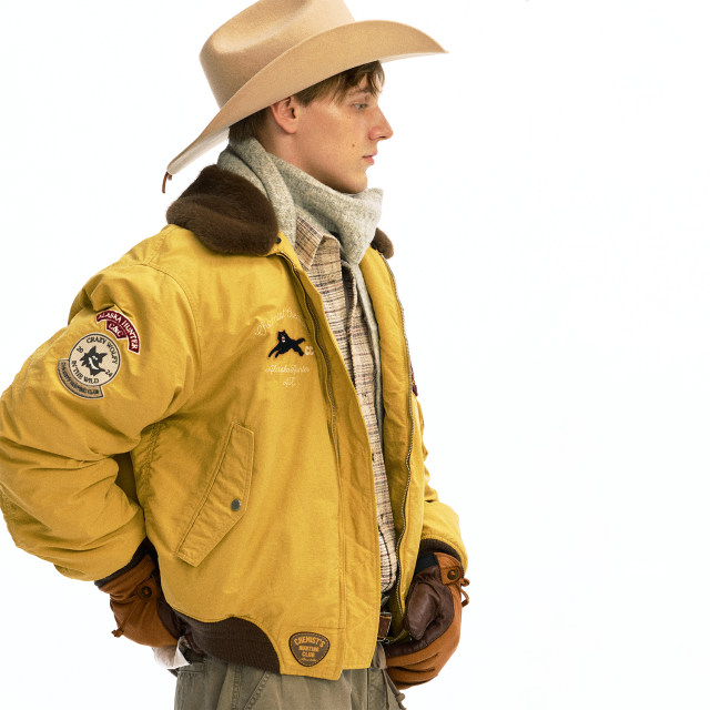 
Chemicals Alaska Deer Hunter Hair Collar Icefield B-15 Jacket J4_DGY/_B-15JACKET