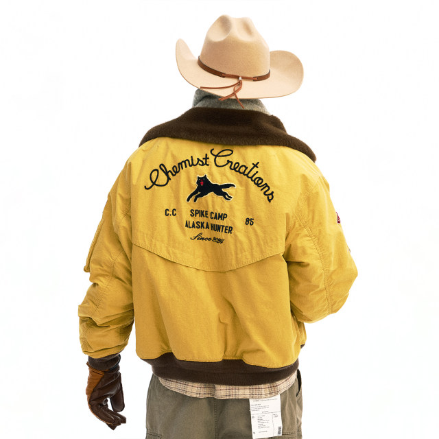 
Chemicals Alaska Deer Hunter Hair Collar Icefield B-15 Jacket J4_DGY/_B-15JACKET