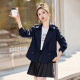 Short windbreaker jacket for women's small 2025 spring and autumn new high-end Korean version loose casual suit collar top