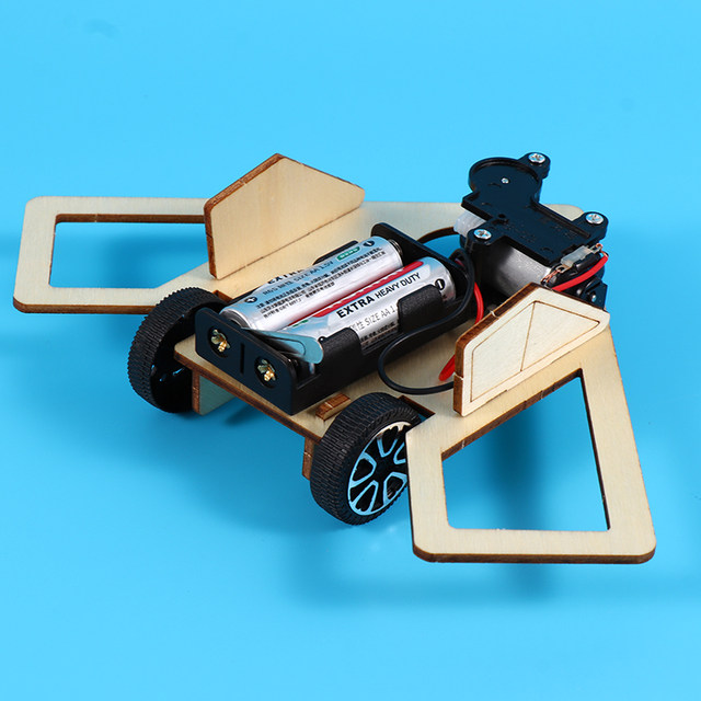 Obstacle avoidance aircraft robot technology small production children's science experiment small invention diy handmade material package