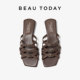 BeauToday Fashion Sandals Women's 2025 New Summer Outdoor Holiday Sandals