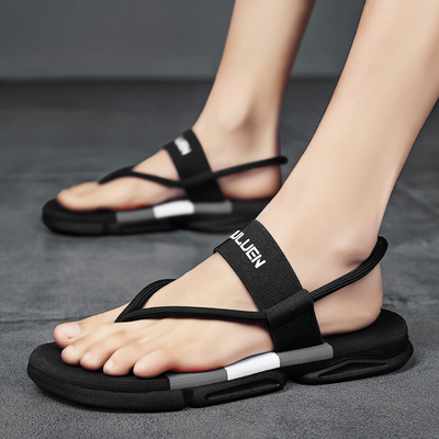 taobao agent Summer sandals, men's slippers, slide, beach non-slip footwear