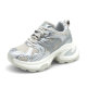 honeyGIRL thick-soled dad shoes for women 2025 new summer breathable mesh fashion sports and casual height-enhancing shoes