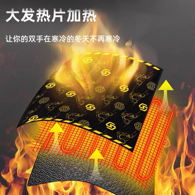 WUPP electric vehicle heating handle USB motorcycle 12V delivery food warmth and cold winter anti-slip handle cover