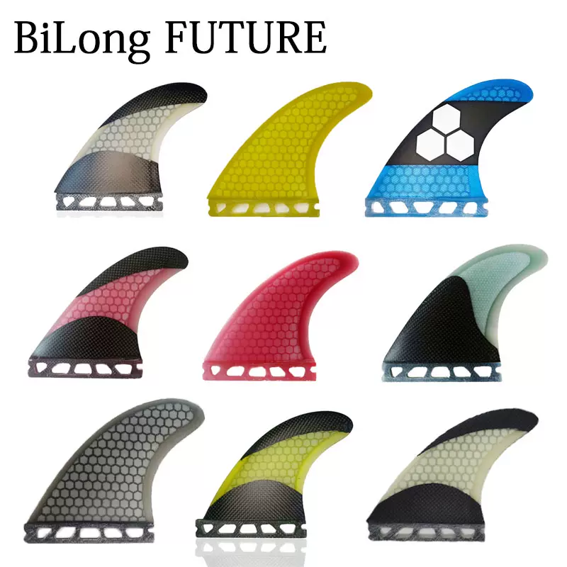 清仓冲浪板尾鳍future 头三片装玻璃纤维材质碳纤维加强尾舵