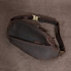 Crazy horse leather waist bag mobile phone bag men's waist bag pure cowhide retro fashion multi-functional versatile trendy leather crossbody chest bag