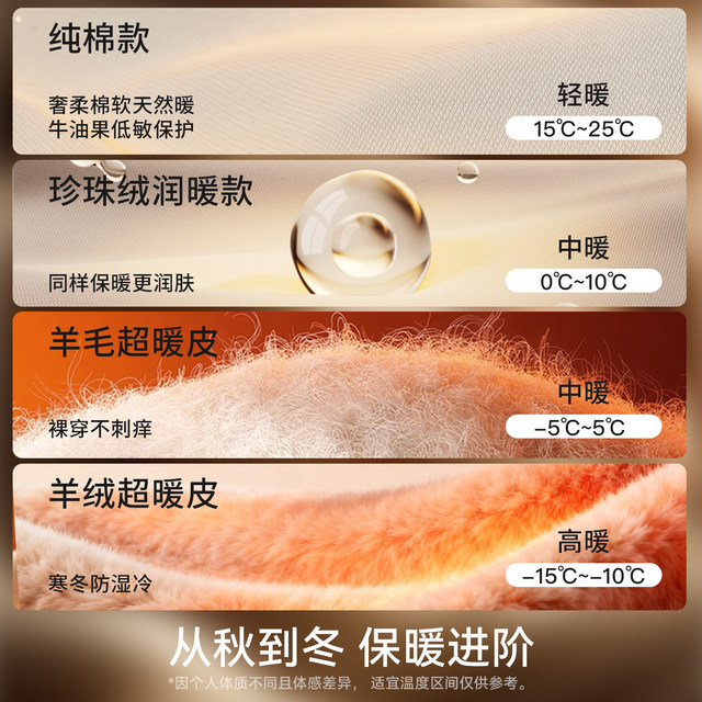 Manxi pregnant women's autumn clothes and autumn pants autumn and winter pure cotton breastfeeding warm leather thermal underwear set