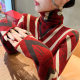 Takaitar sweaters autumn and winter women's 2024 new winter slim top -fitting pile collar bottoming shirt inside foreign women's clothing
