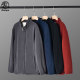 Fleece Jacket Men's Spring 2025 New Products Plus Fleece Thickened Warm Stand Collar Imitation Lamb Fleece Cardigan Zipper Jacket