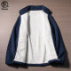 Fleece Jacket Men's Spring 2025 New Products Plus Fleece Thickened Warm Stand Collar Imitation Lamb Fleece Cardigan Zipper Jacket