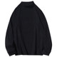 T-shirt heavy winter base shirt men's middle collar thick double-sided German vel long-sleeved half-high-neck inner fur-haired T-shirt