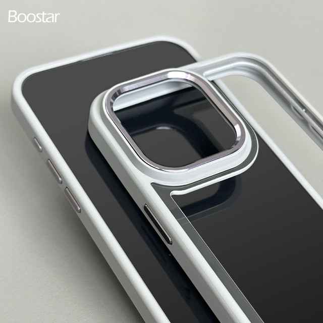 Suitable for Apple iPhone15pro frame 17Air shell 16max mobile phone 13 protective cover 14Plus soft glue 12 anti-fall slip cooling hollow frame lens pure circle ultra-thin new Xingyu Orange