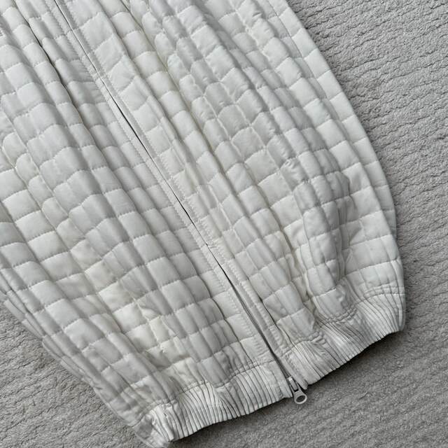 Women's Spring and Autumn and Winter Rib Drawstring Spliced ​​Quilted Pull-Wireless Elastic Waist Neat Straight Zipper Skirt