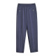 2023 Middle-aged Mom Pants Summer Thin Cropped Pants Ice Silk Middle-aged and Old Women’s Pants Loose Straight Casual Mother-in-Law