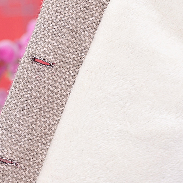 Middle-aged and elderly women's woolen mink velvet coat, grandma's coat, thickened velvet coat, winter mother's coat, warm coat for women