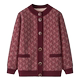 Middle -aged and elderly mother jacket autumn and winter sweater jacket 80 Old women's knitted cardigan grandma wear winter clothes plus velvet