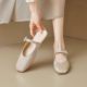 One-length belt bag-toe half slippers for women 2025 new summer flat French exterior wear beach versatile large-size mules