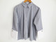 Korean striped loose long-sleeved women's shirt pure cotton gray slim Korean version OL women's foreign trade new style 0779
