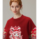 DFVC New Chinese National Wind Short Sleeve T -shirt Female 2024 Winter New Embroidery Round Neck Loose Top
