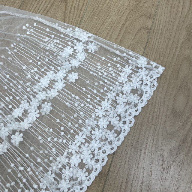 The new star skirt new lace versatile bottoming see -through skirt skirt single -layer autumn and winter swing skirt buttocks
