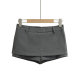 Hot girl suit skirt women's trousers 2025 new summer design side zipper slim hip short skirt
