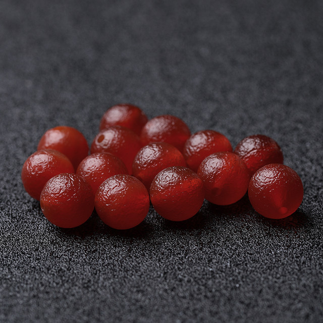 Natural ox blood red agate loose beads men's and women's bracelet necklace south red agate bracelet diy handmade frosted