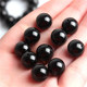 7A Selected Natural Black Tourmaline Loose Bead Bracelet Men and Women Bracelet DIY Handmade Crystal Duobao Tourmaline Accessories