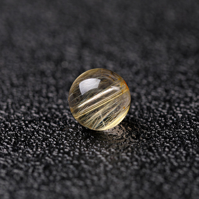 7A natural blond crystal beads bracelet for men and women diy handmade bead necklace titanium crystal citrine