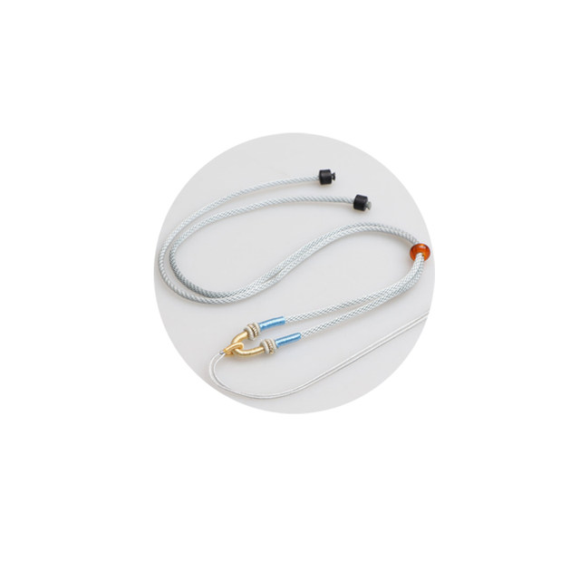 1-2mm simple pendant lanyard for men and women handmade jade necklace rope DIY safety buckle jade pendant rope adjustable