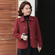 Middle-aged mother autumn jacket 2025 new 50-year-old fashionable middle-aged and elderly women's spring and autumn short double-sided wool coat